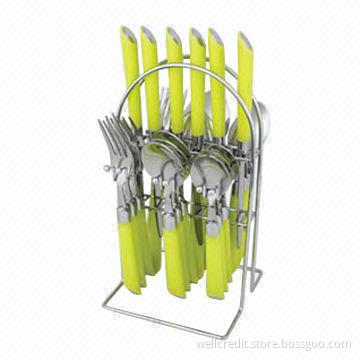 24-piece Hot-sell and Good-quality Stainless Steel Flatware with Cheap Price